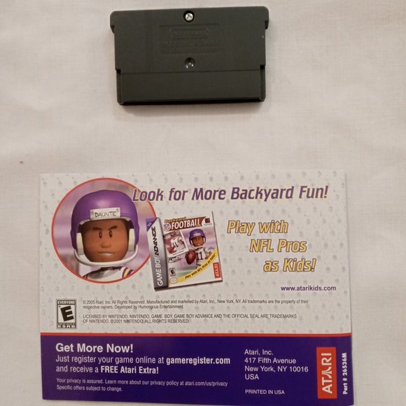 Used Gamboy Advance Backyard Skateboarding game - Andy Mac - Picture 4 of 5